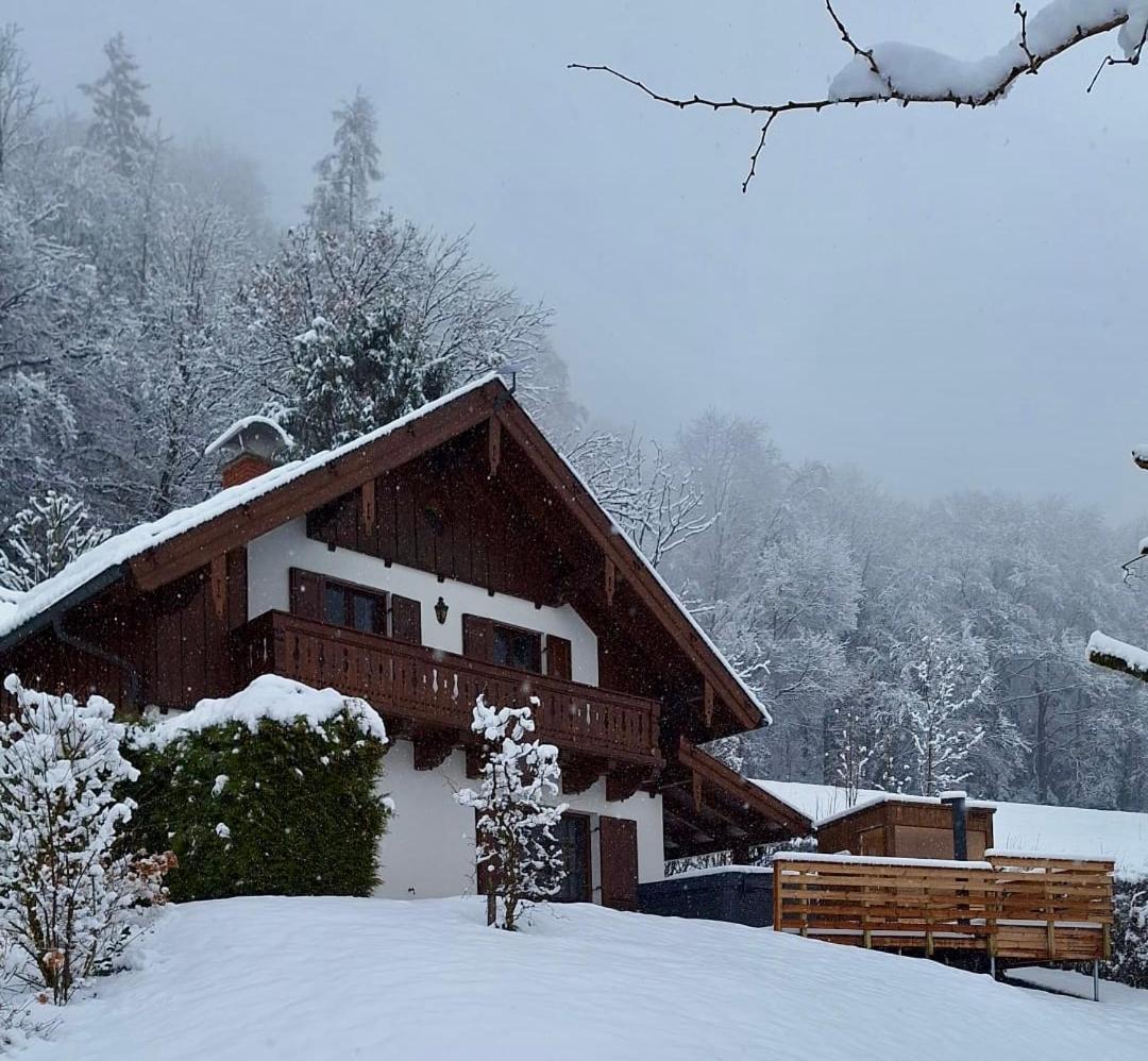 Luxus Alpenparadies Nahe Salzburg Sauna & Whirlpool Adnet Exterior foto